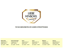 Tablet Screenshot of liebehenschel-juwelen.de